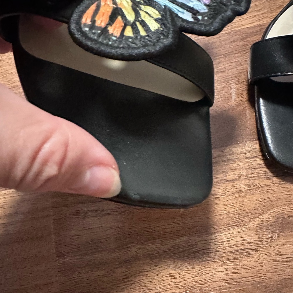 RARE SOPHIA WEBSTER Riva Flat Butterfly Embroidered Sandals 🦋 - Picture 16 of 16